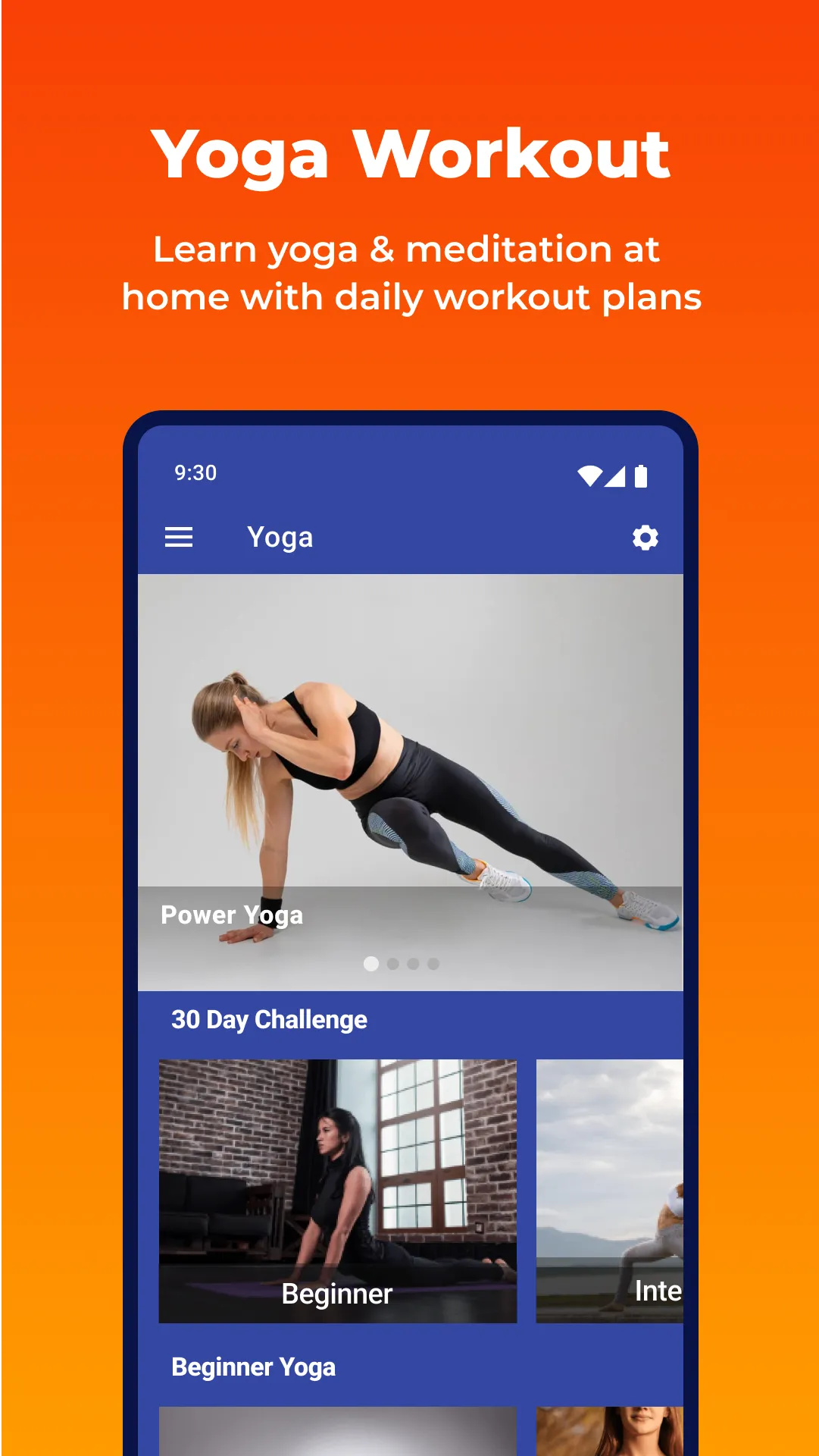 Daily Yoga Workout+Meditation | Indus Appstore | Screenshot