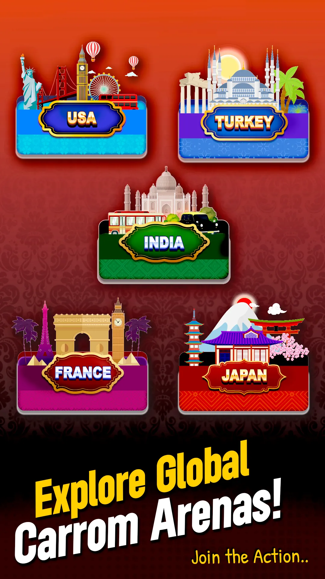 Carrom 3d : Disc Pool Offline | Indus Appstore | Screenshot