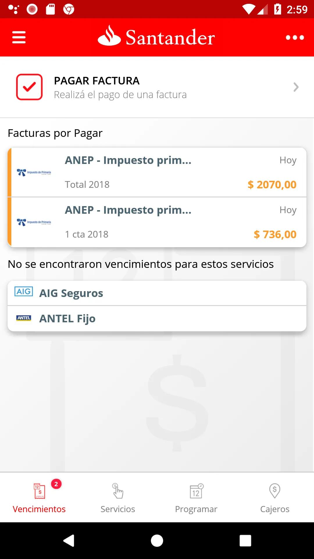 Pagos Santander | Indus Appstore | Screenshot