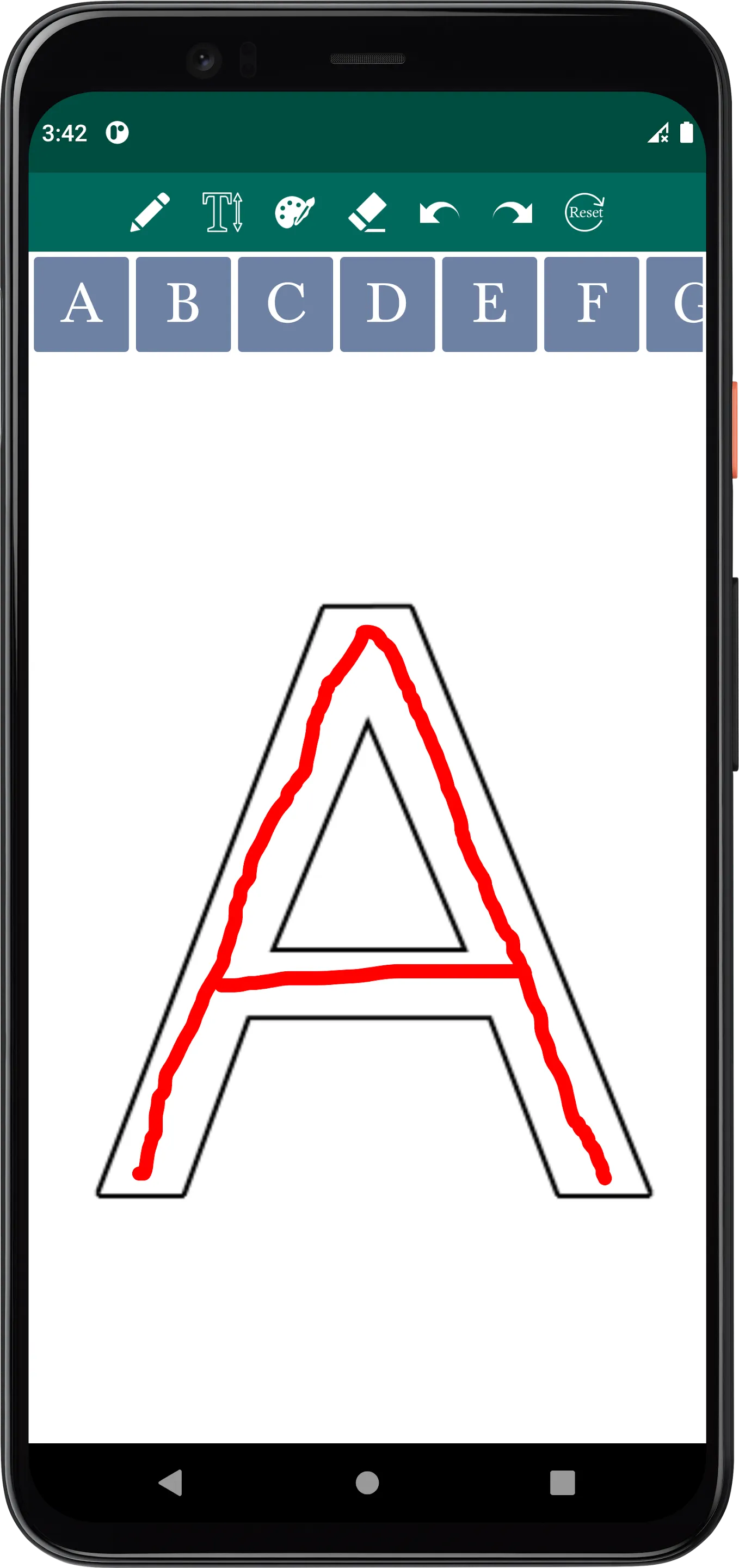 Learn English Alphabet Writing | Indus Appstore | Screenshot