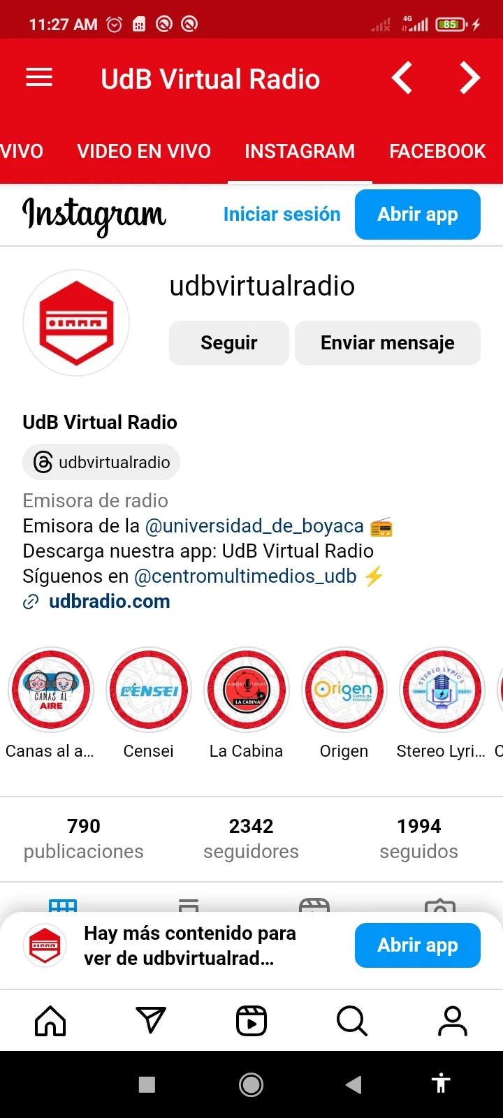 UdB Virtual Radio | Indus Appstore | Screenshot