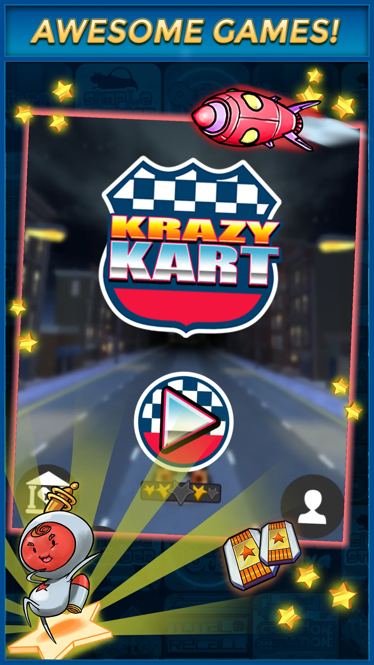 Krazy Kart - Make Money | Indus Appstore | Screenshot