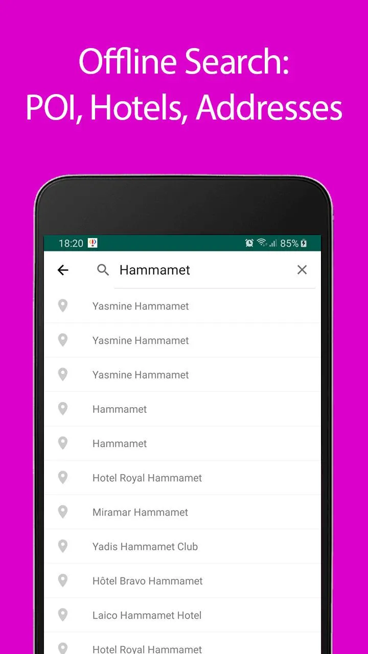 Hammamet Offline Map and Trave | Indus Appstore | Screenshot