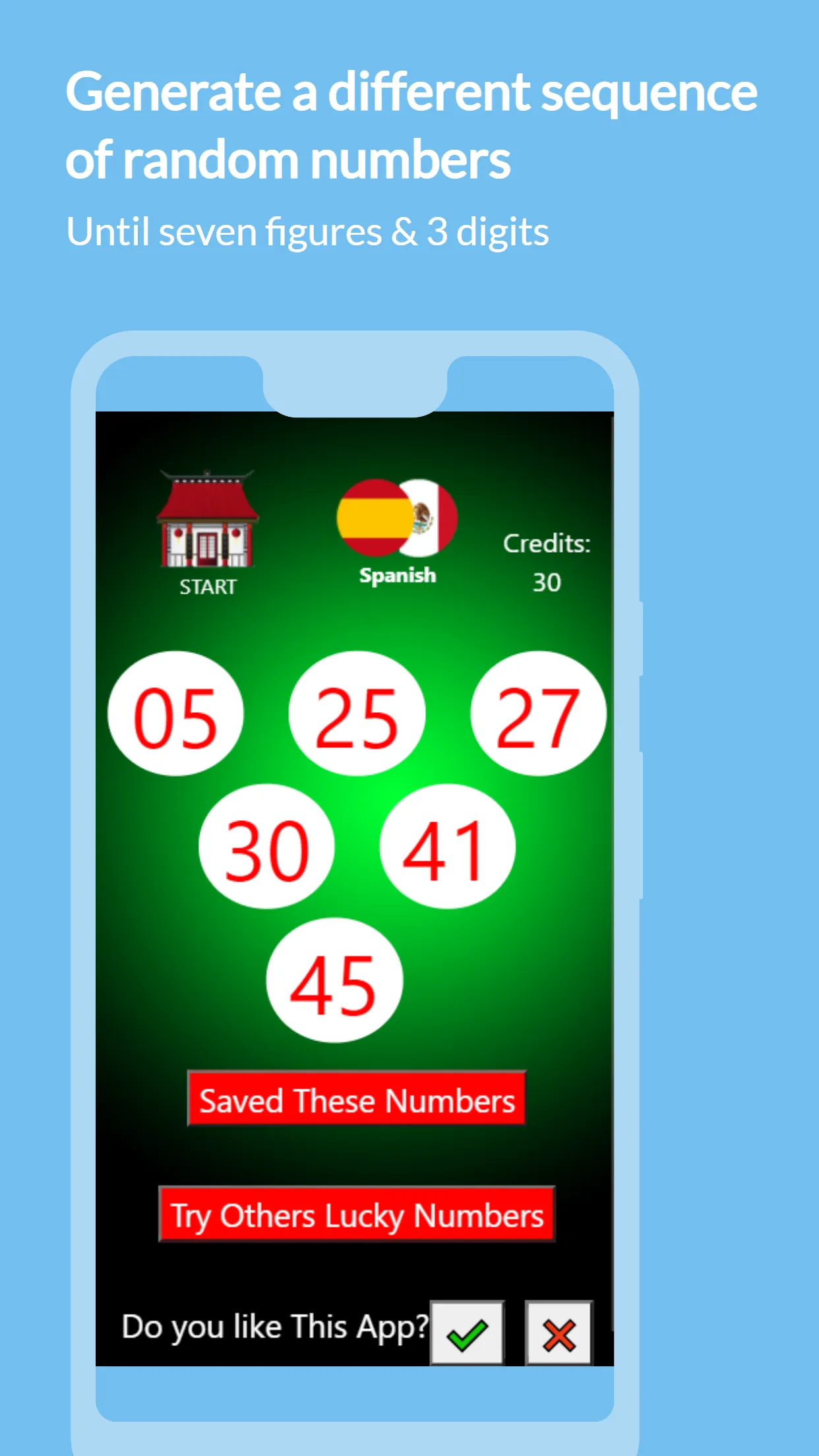 My lucky numbers | Indus Appstore | Screenshot