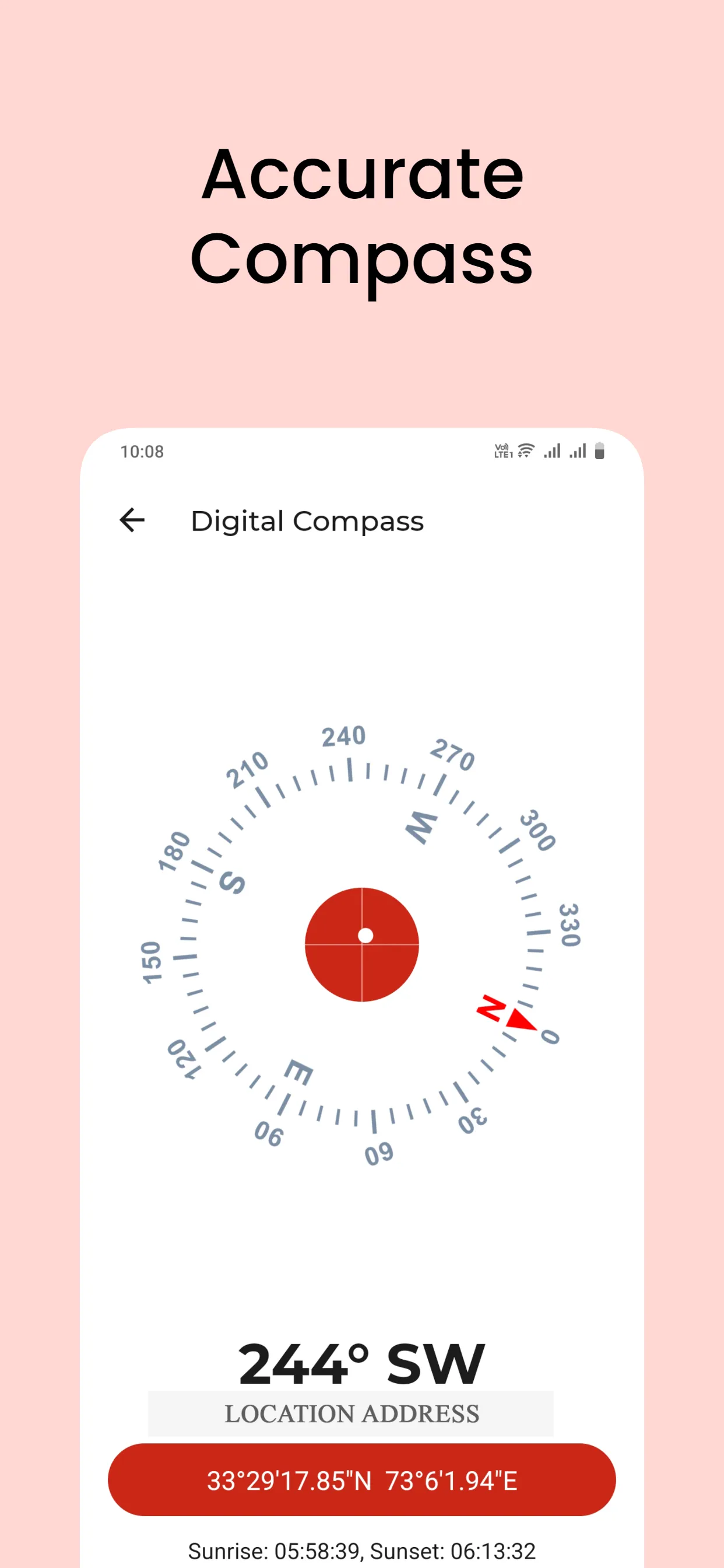 Digital Compass App - Accurate | Indus Appstore | Screenshot