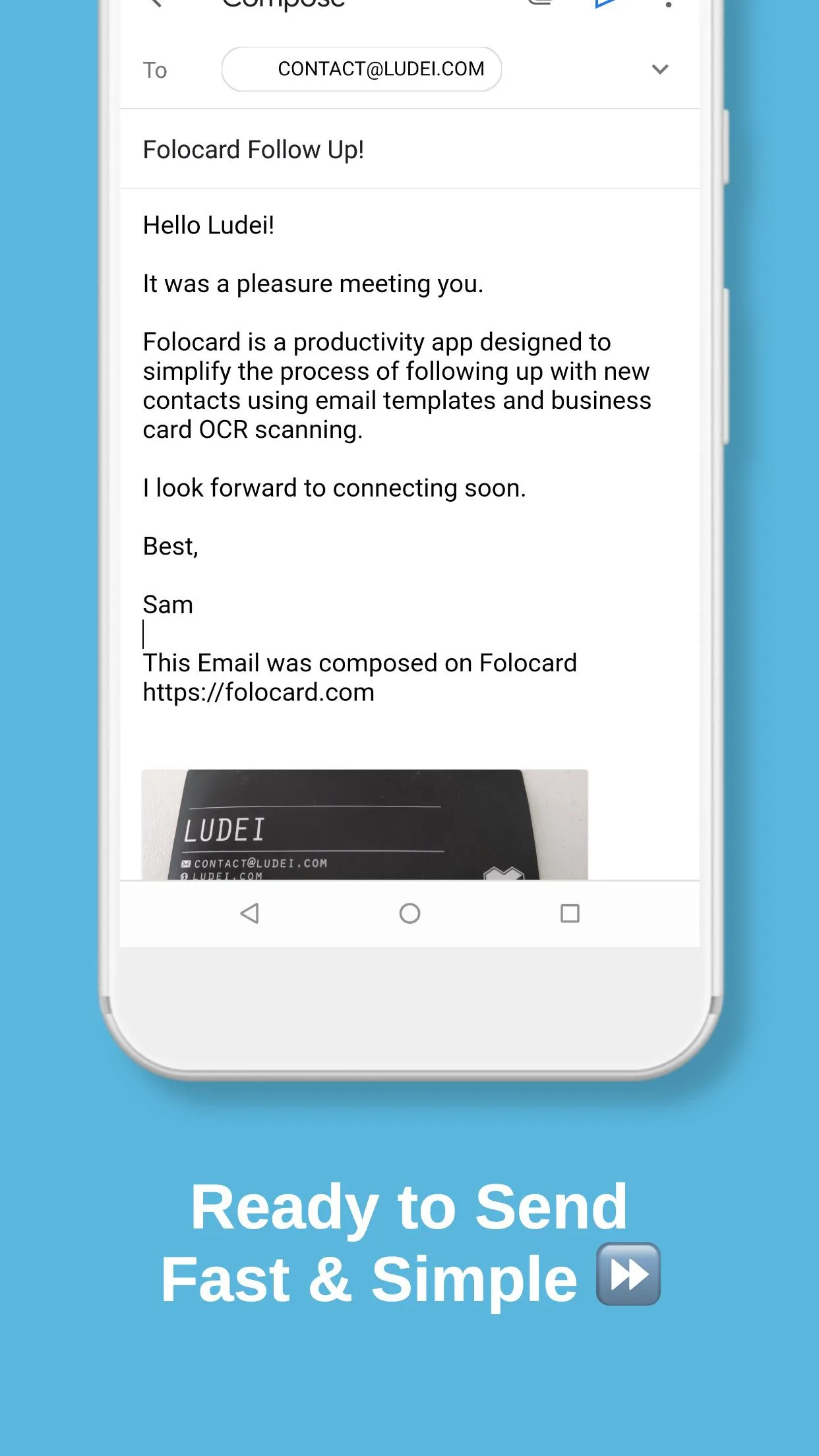 Folocard | Business Card Scann | Indus Appstore | Screenshot