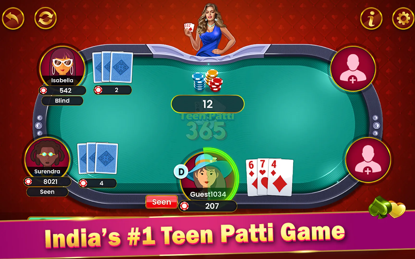 Teen Patti 365 Real Game | Indus Appstore | Screenshot