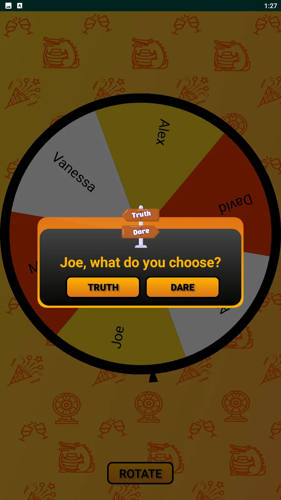 Truth or Dare | Spin the wheel | Indus Appstore | Screenshot