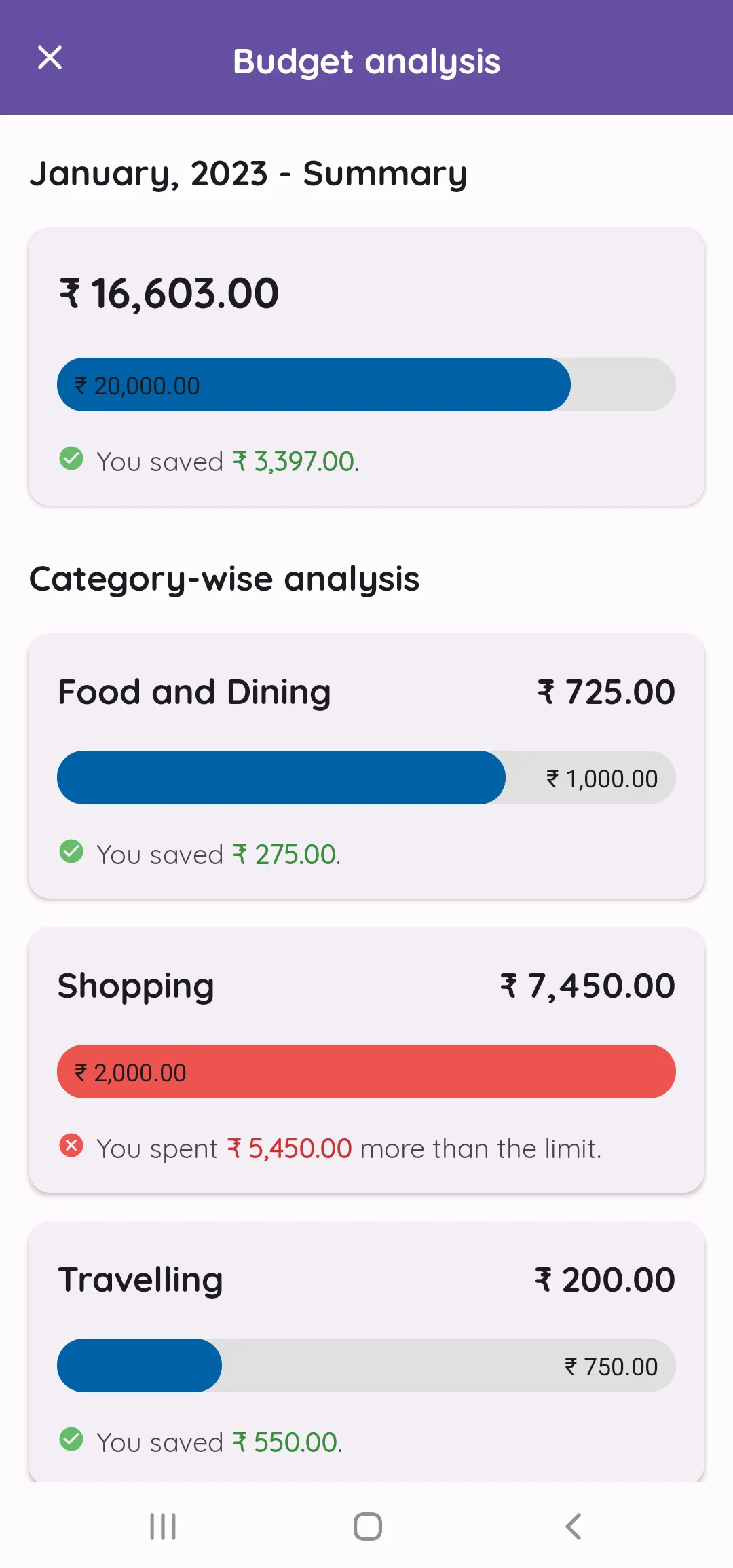 myExpense - Manage Expense | Indus Appstore | Screenshot