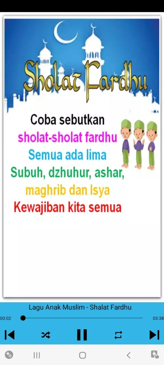 Lagu Anak Muslim & Hijaiyah | Indus Appstore | Screenshot