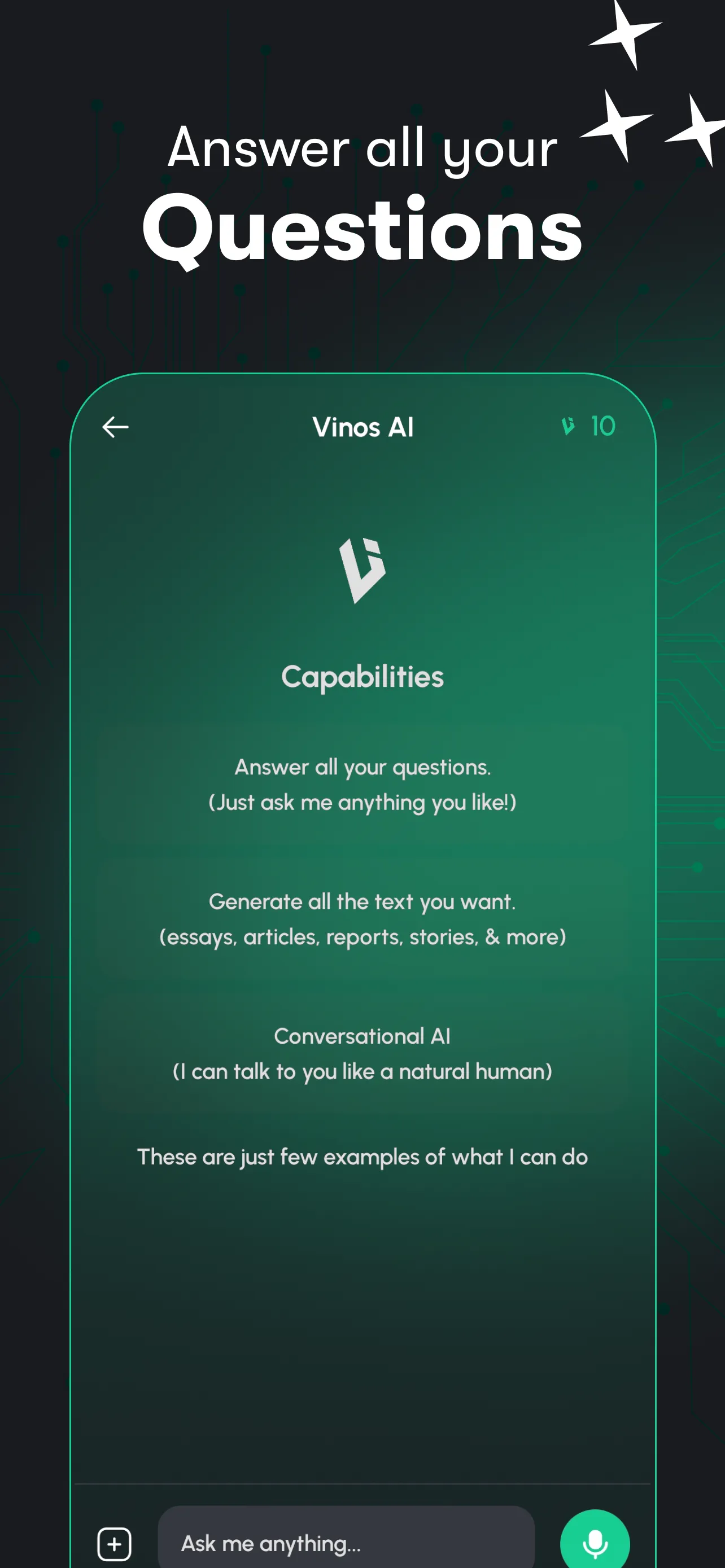 AI Chatbot - Vinos AI | Indus Appstore | Screenshot