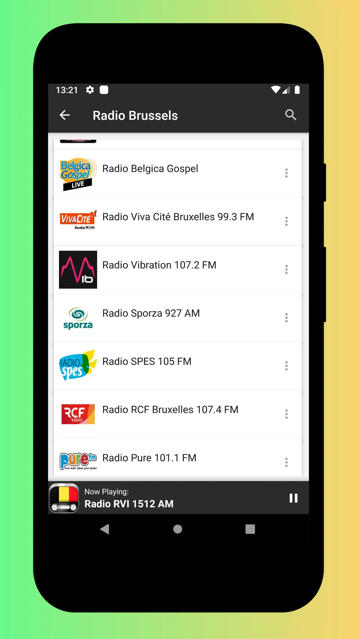 Radio Belgium - Radio FM & AM | Indus Appstore | Screenshot