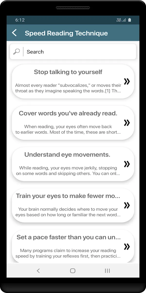 Speed Reading Technique | Indus Appstore | Screenshot