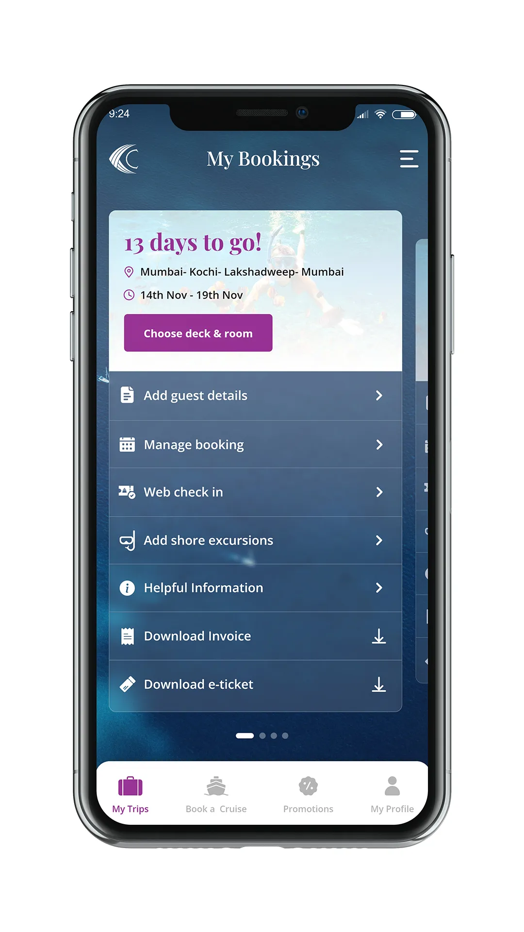 Cordelia Cruises | Indus Appstore | Screenshot