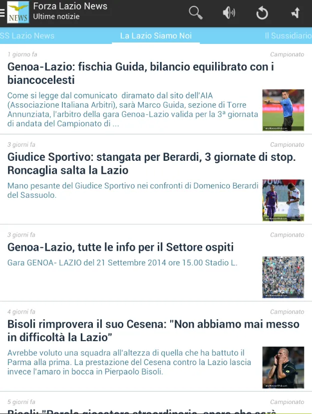 Forza Lazio News | Indus Appstore | Screenshot