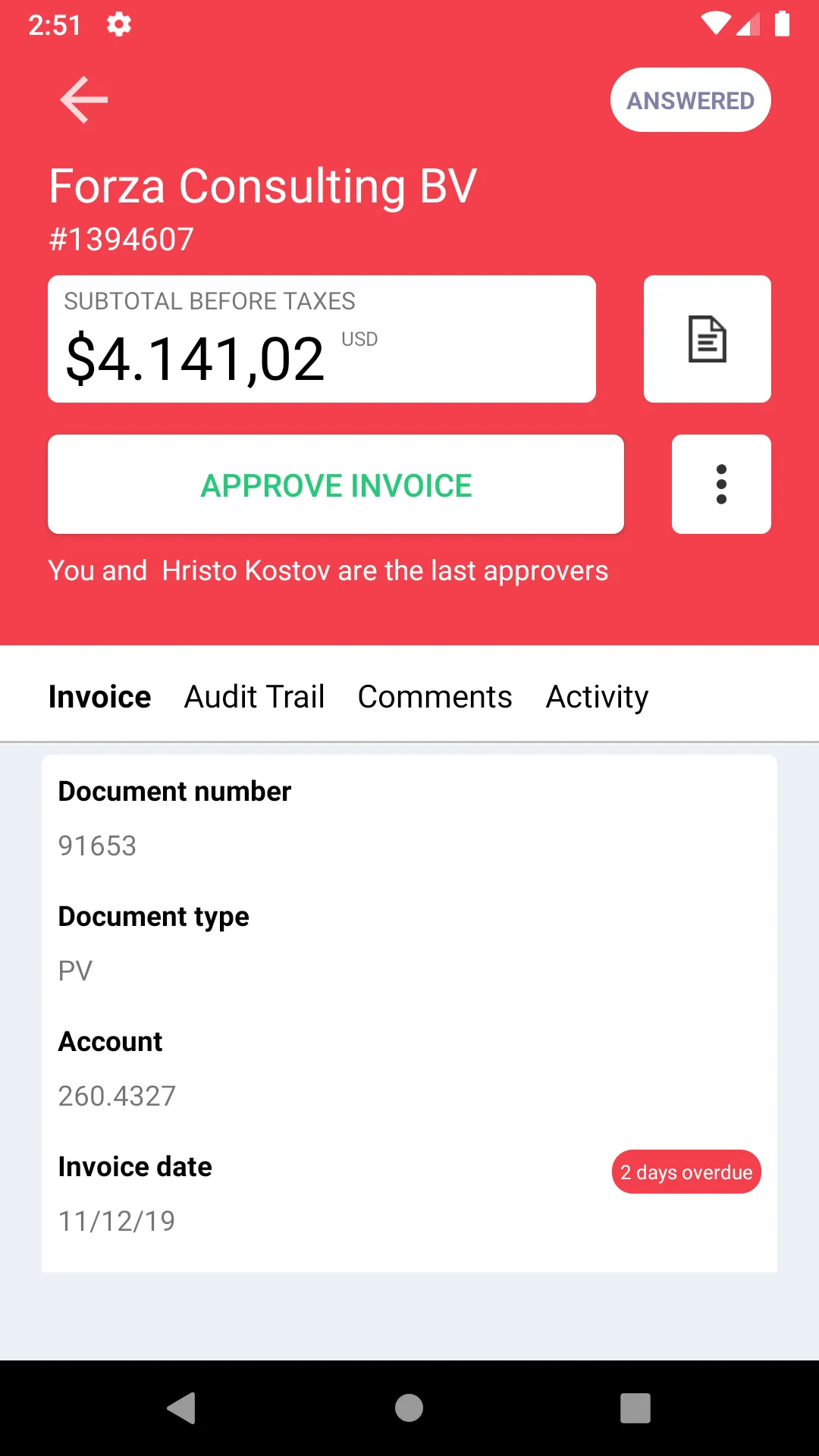 SCANMAN Invoice Approval 2 | Indus Appstore | Screenshot