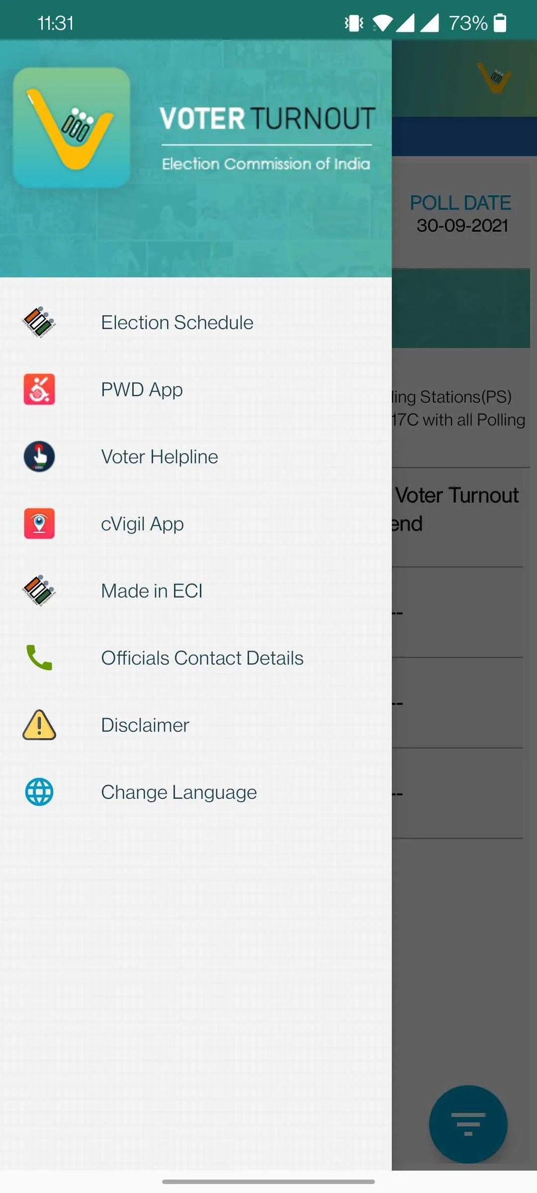 Voter Turnout | Indus Appstore | Screenshot