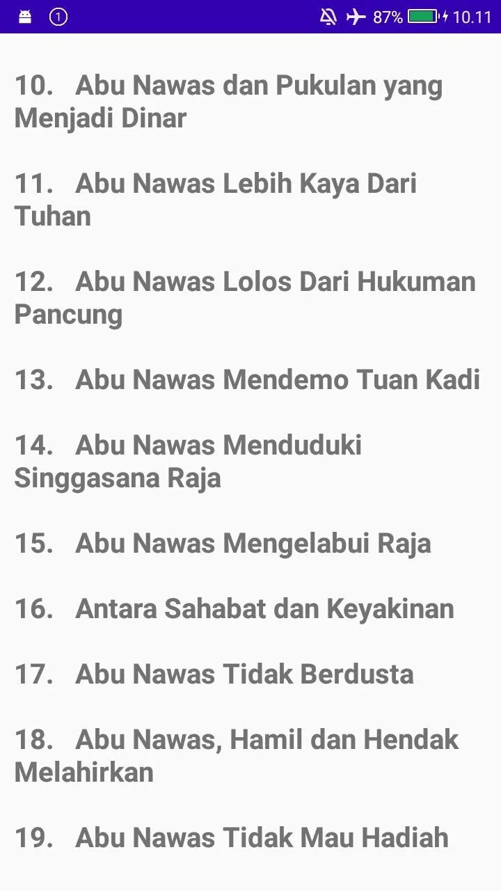 KISAH ABUNAWAS - 1001 MALAM | Indus Appstore | Screenshot