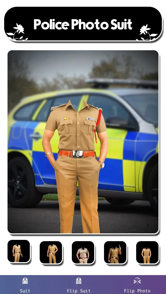 Men Police Photo Suit | Indus Appstore | Screenshot