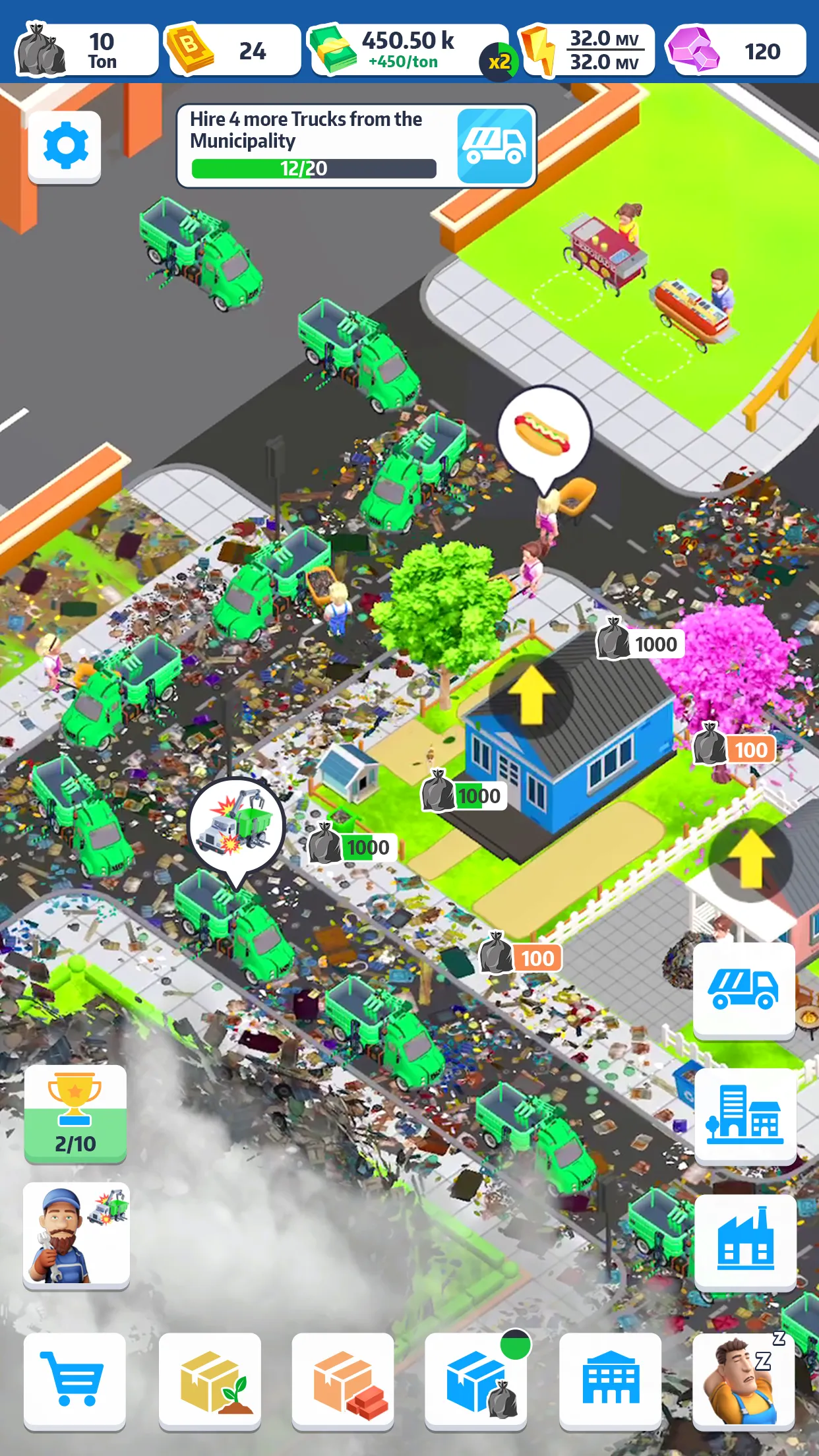 Trash Tycoon Idle business | Indus Appstore | Screenshot