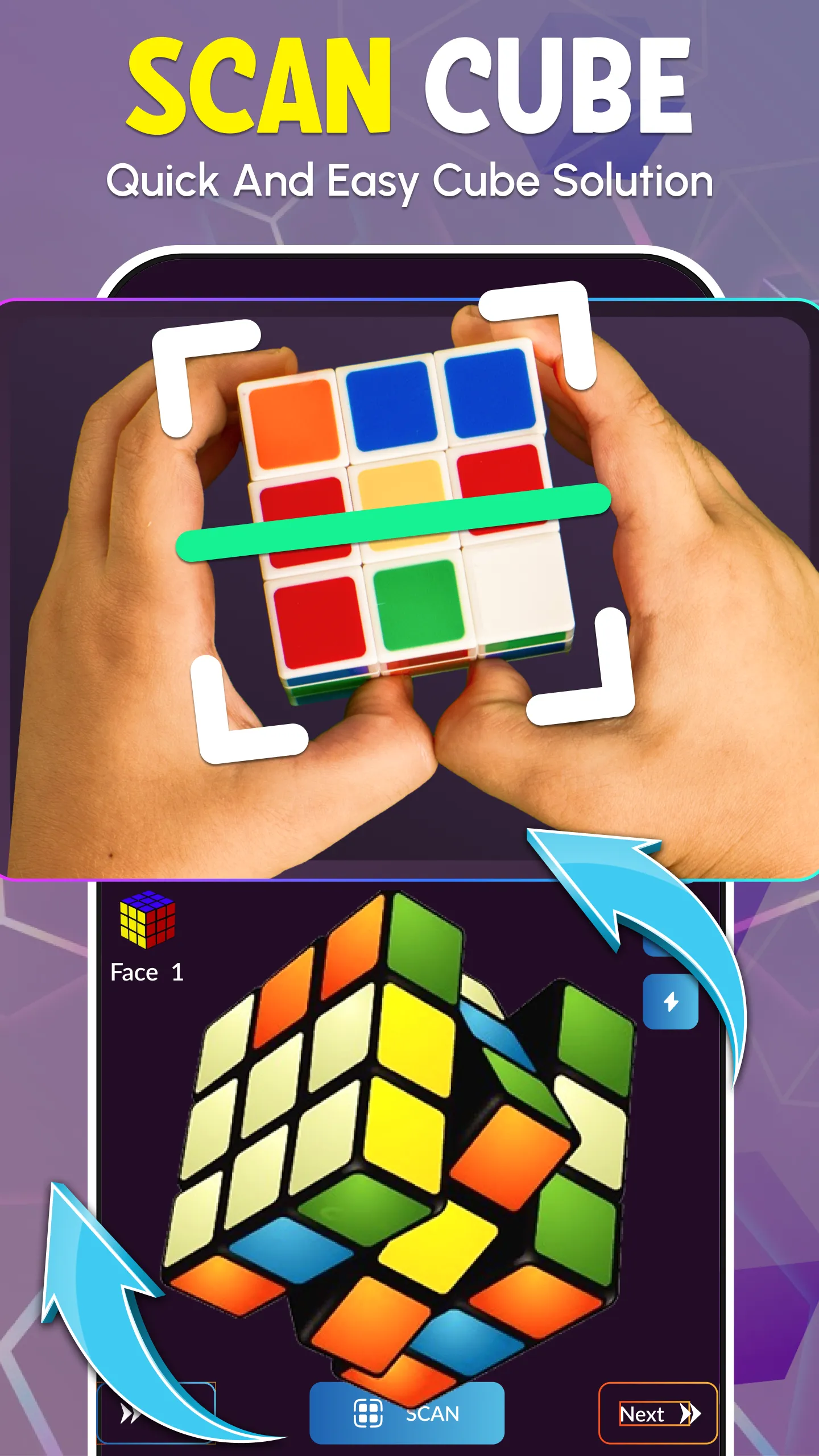 Rubik's Cube Solver | Indus Appstore | Screenshot