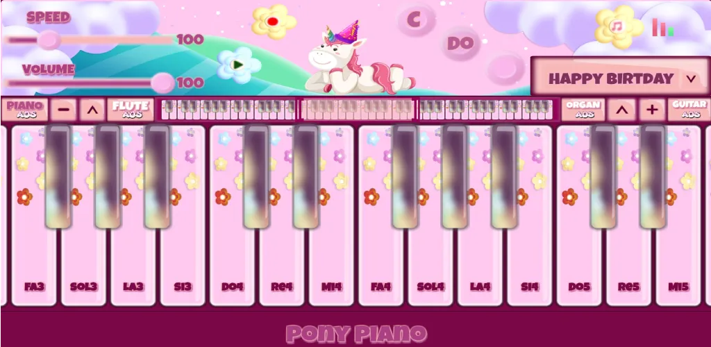 Pony Piano Pink | Indus Appstore | Screenshot