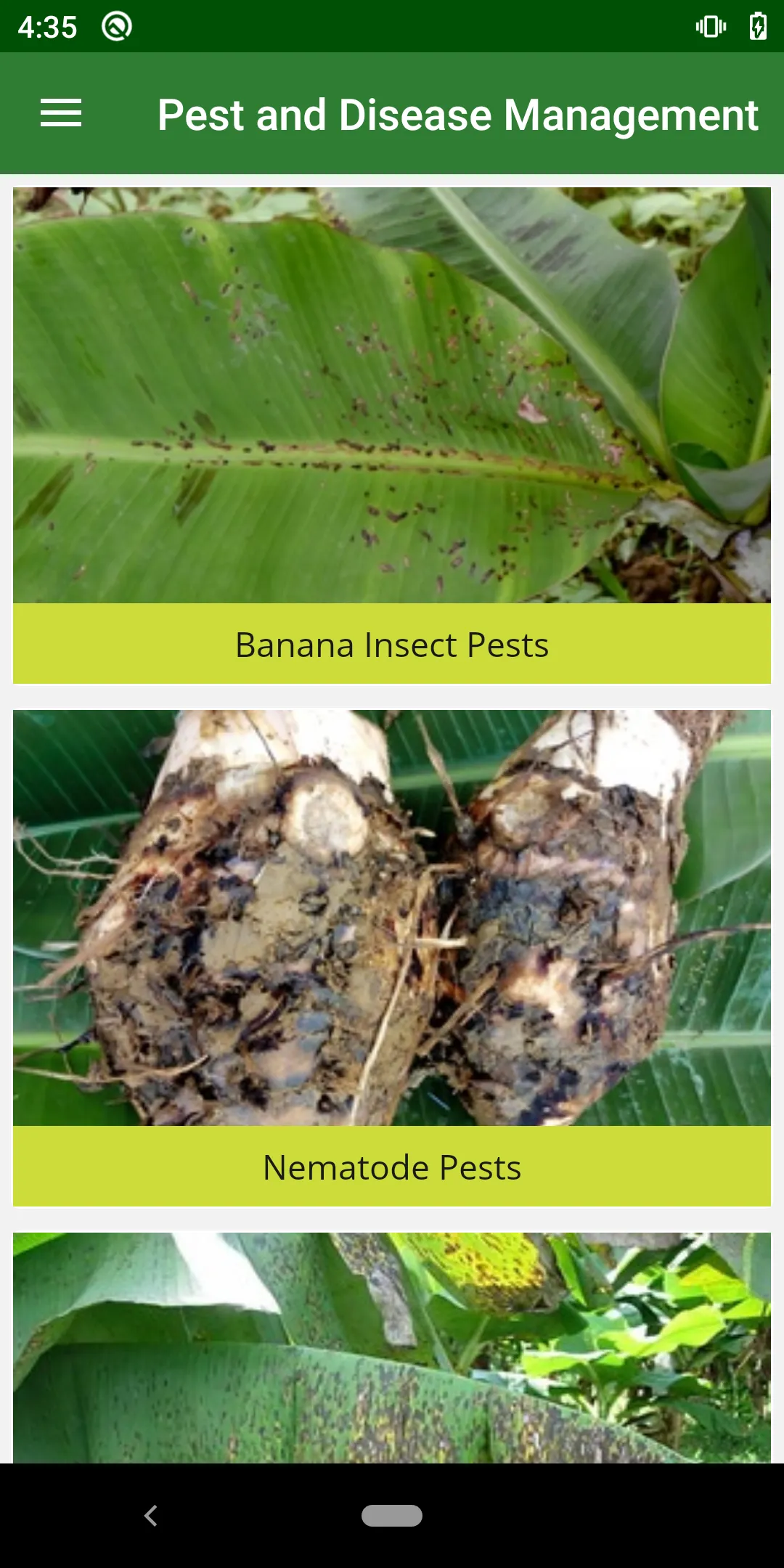 Banana Pest and Disease Manage | Indus Appstore | Screenshot