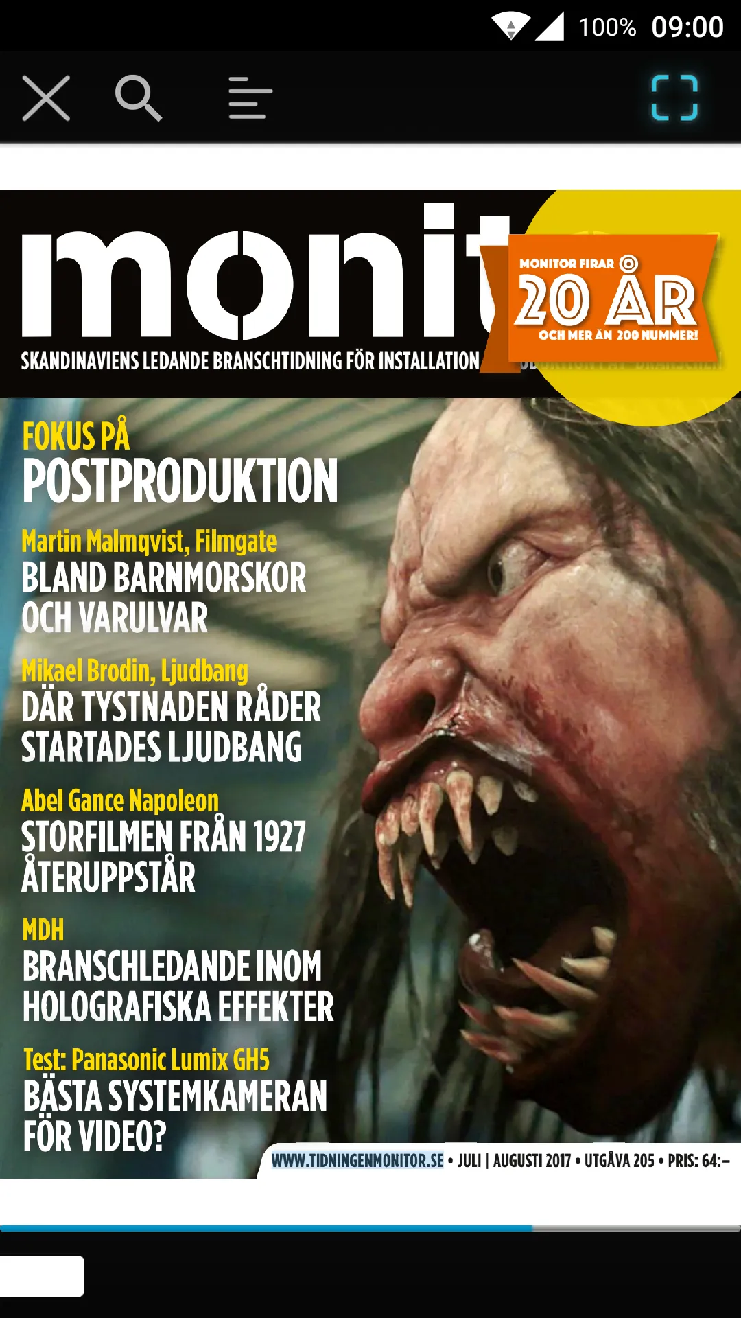 Tidningen Monitor | Indus Appstore | Screenshot