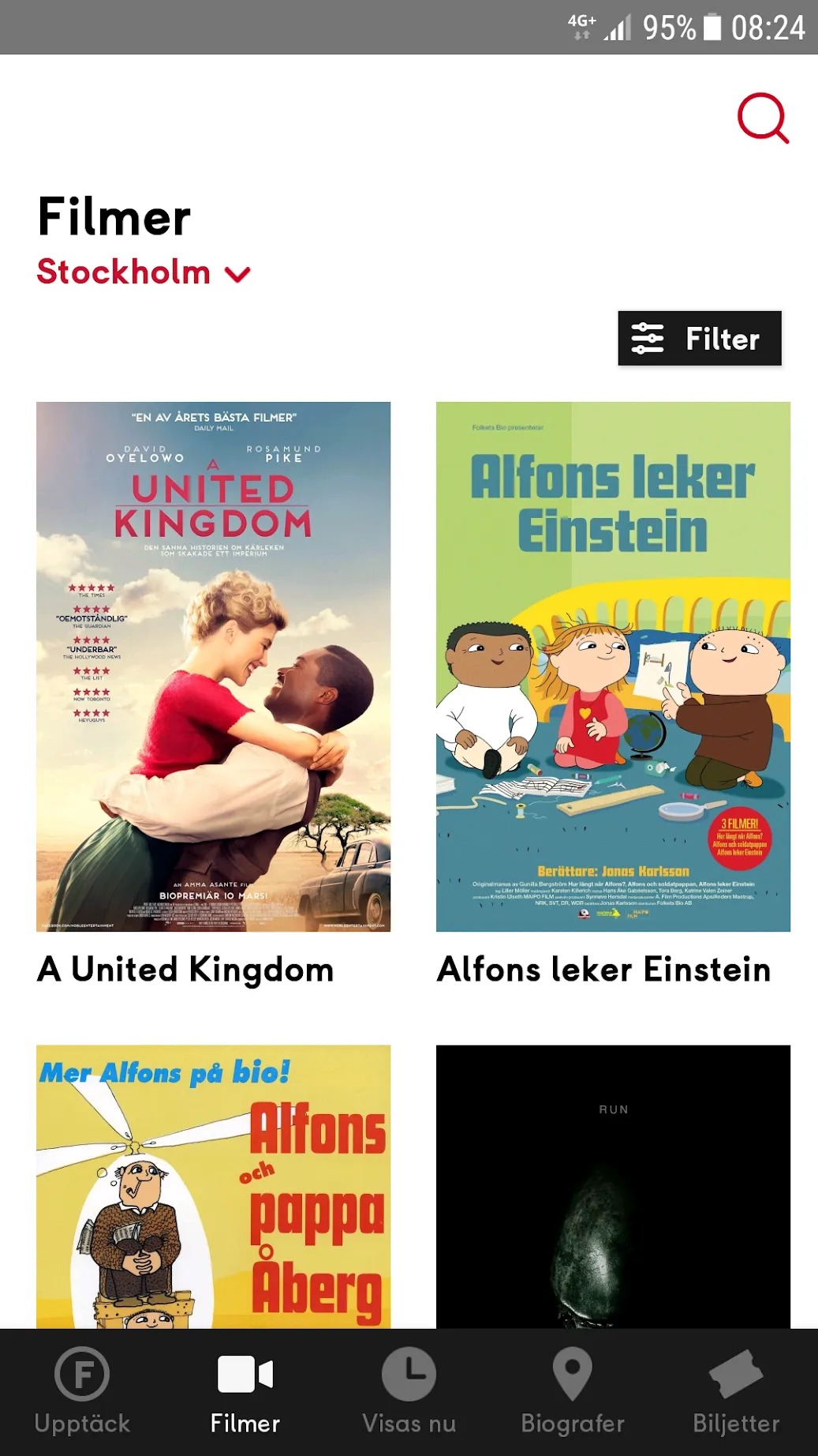 Filmstaden | Indus Appstore | Screenshot