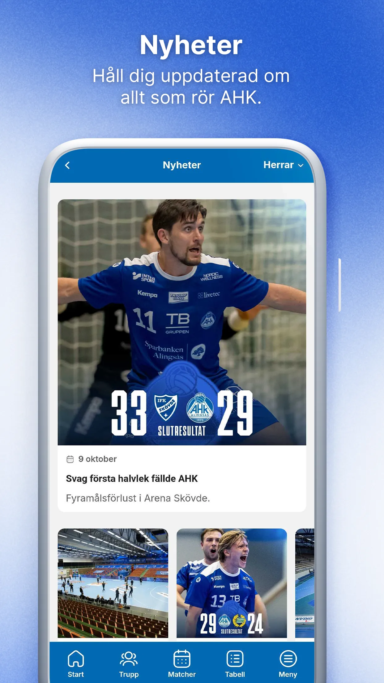 Alingsås - Gameday | Indus Appstore | Screenshot