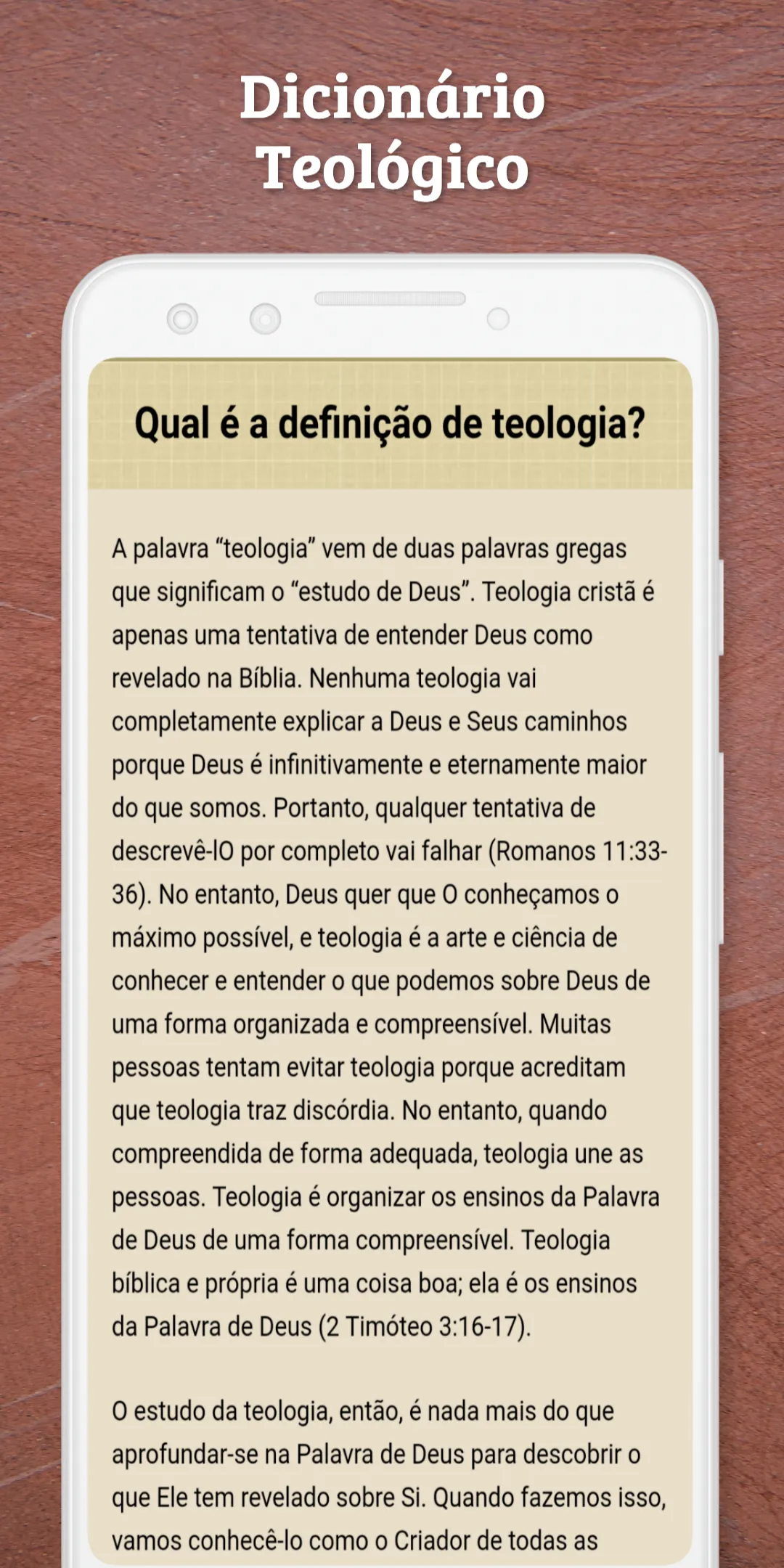 Dicionário teológico cristãos | Indus Appstore | Screenshot