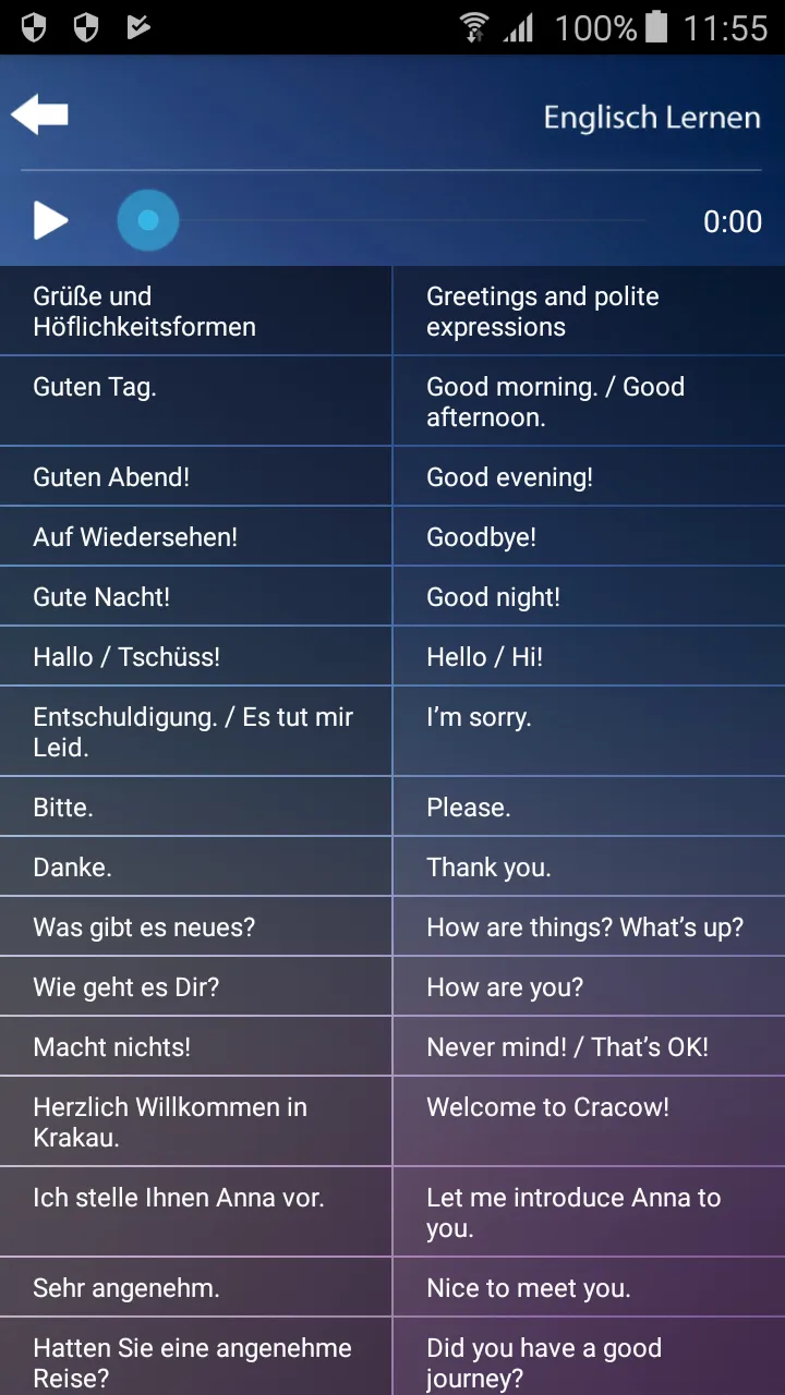 Deutsch-Englisch Sprachführer | Indus Appstore | Screenshot