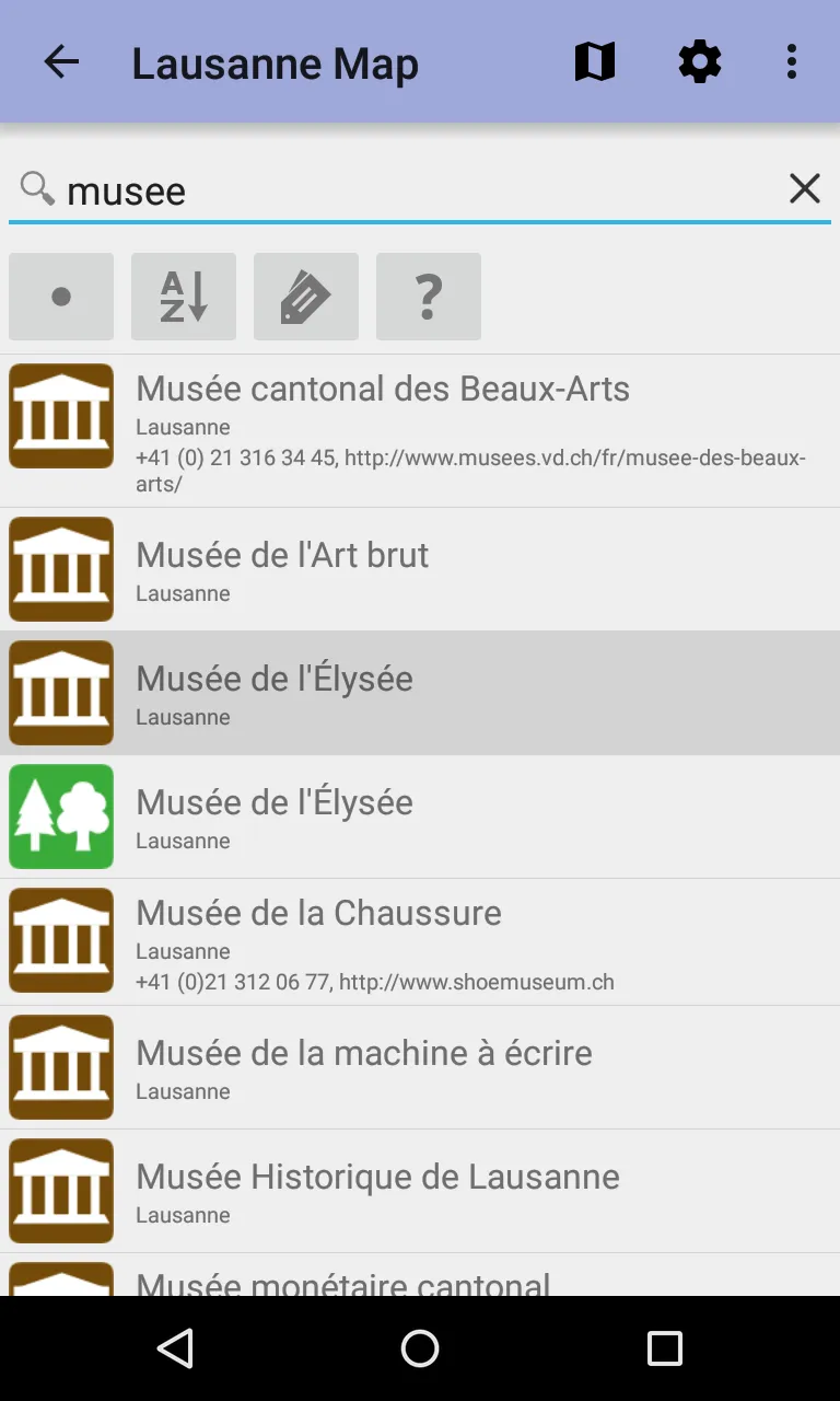 Lausanne Offline City Map | Indus Appstore | Screenshot