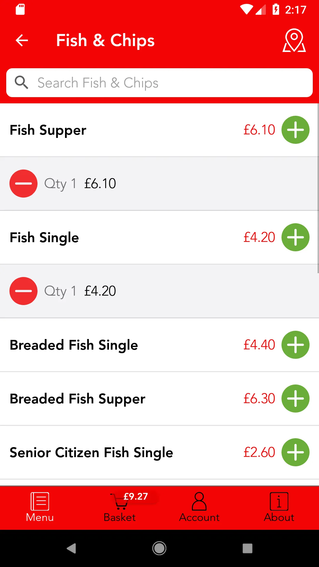 The Steeple Fish Bar | Indus Appstore | Screenshot