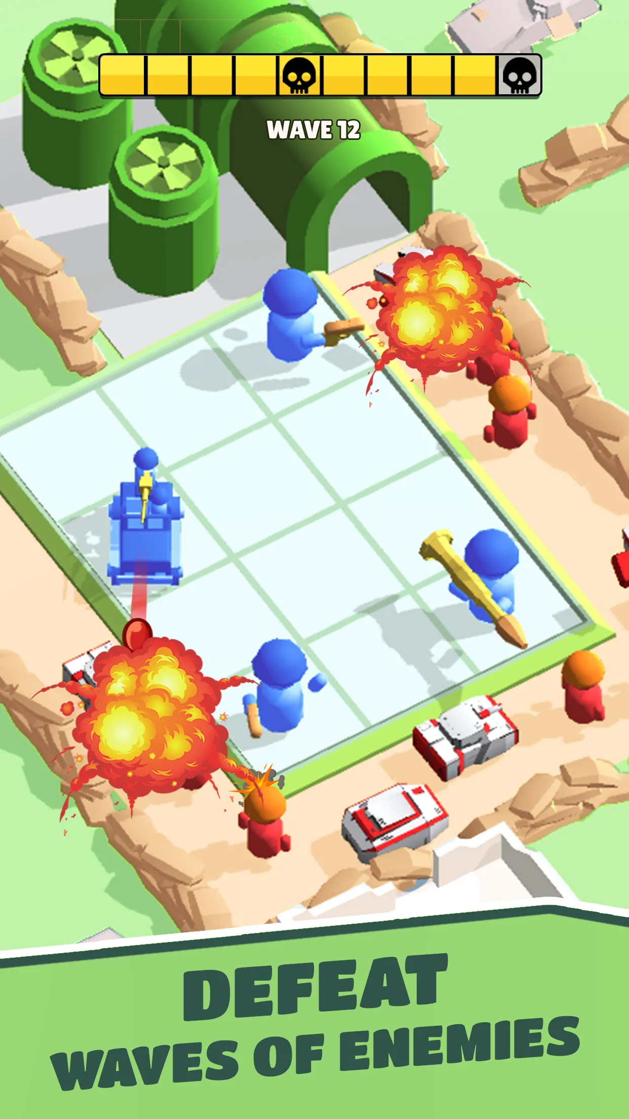 Toy Army: Tower Merge Defense | Indus Appstore | Screenshot