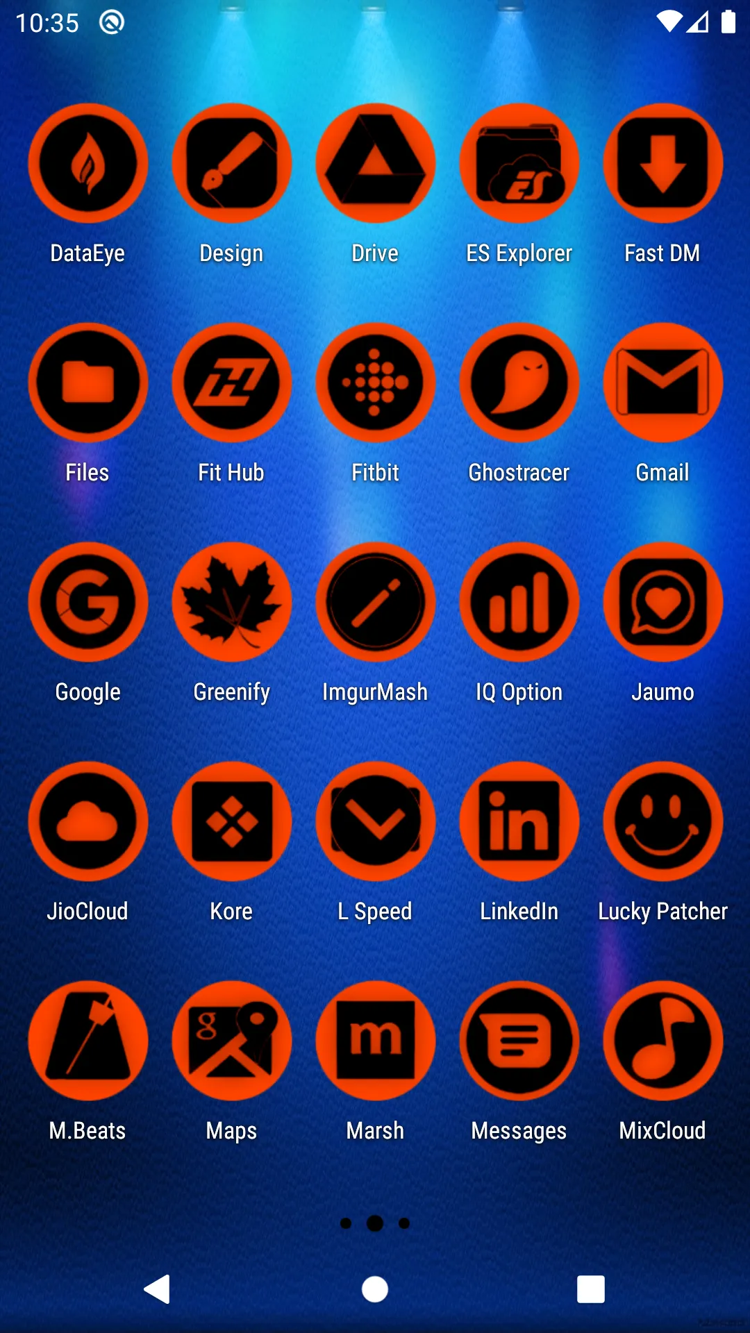 Oreo Orange Icon Pack P2 | Indus Appstore | Screenshot