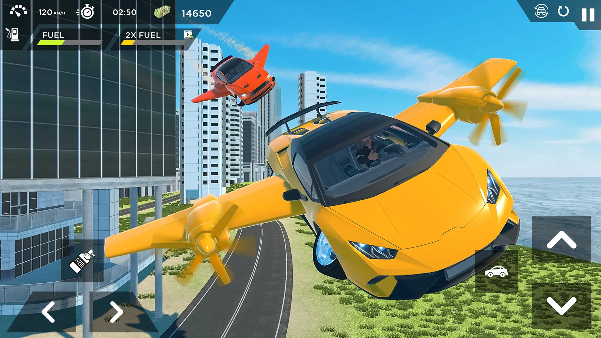 Real Sports Flying Car 3d | Indus Appstore | Screenshot