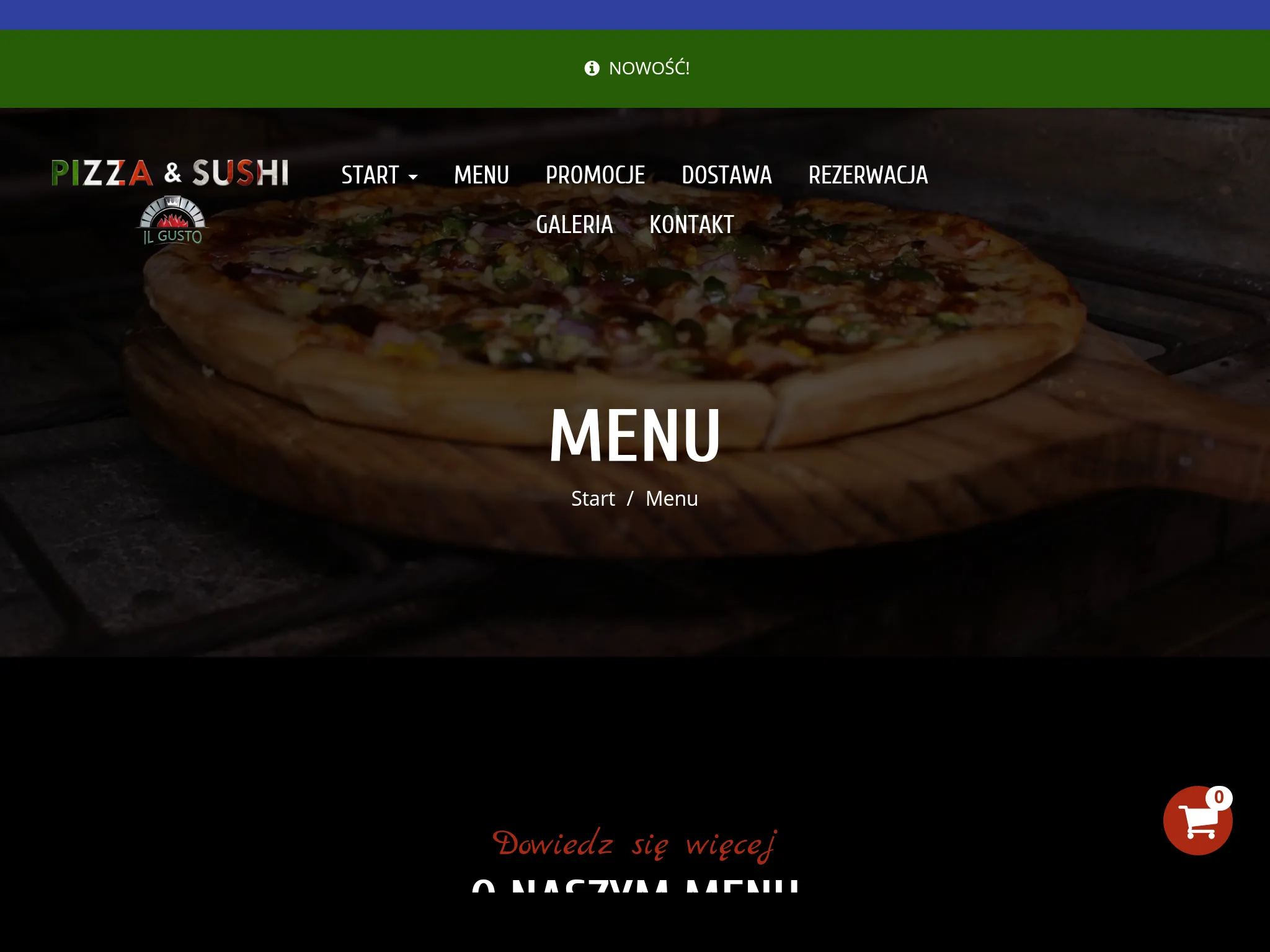 Pizza i Sushi "Il Gusto" | Indus Appstore | Screenshot