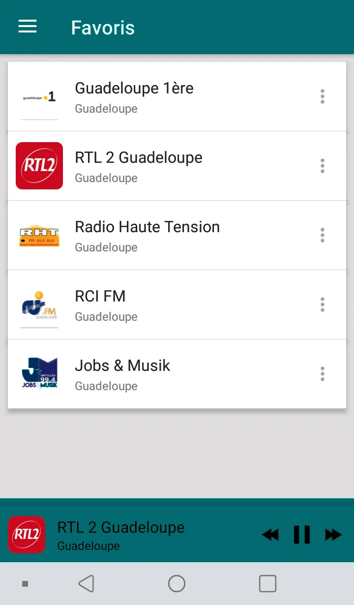 Radio Guadeloupe | Indus Appstore | Screenshot