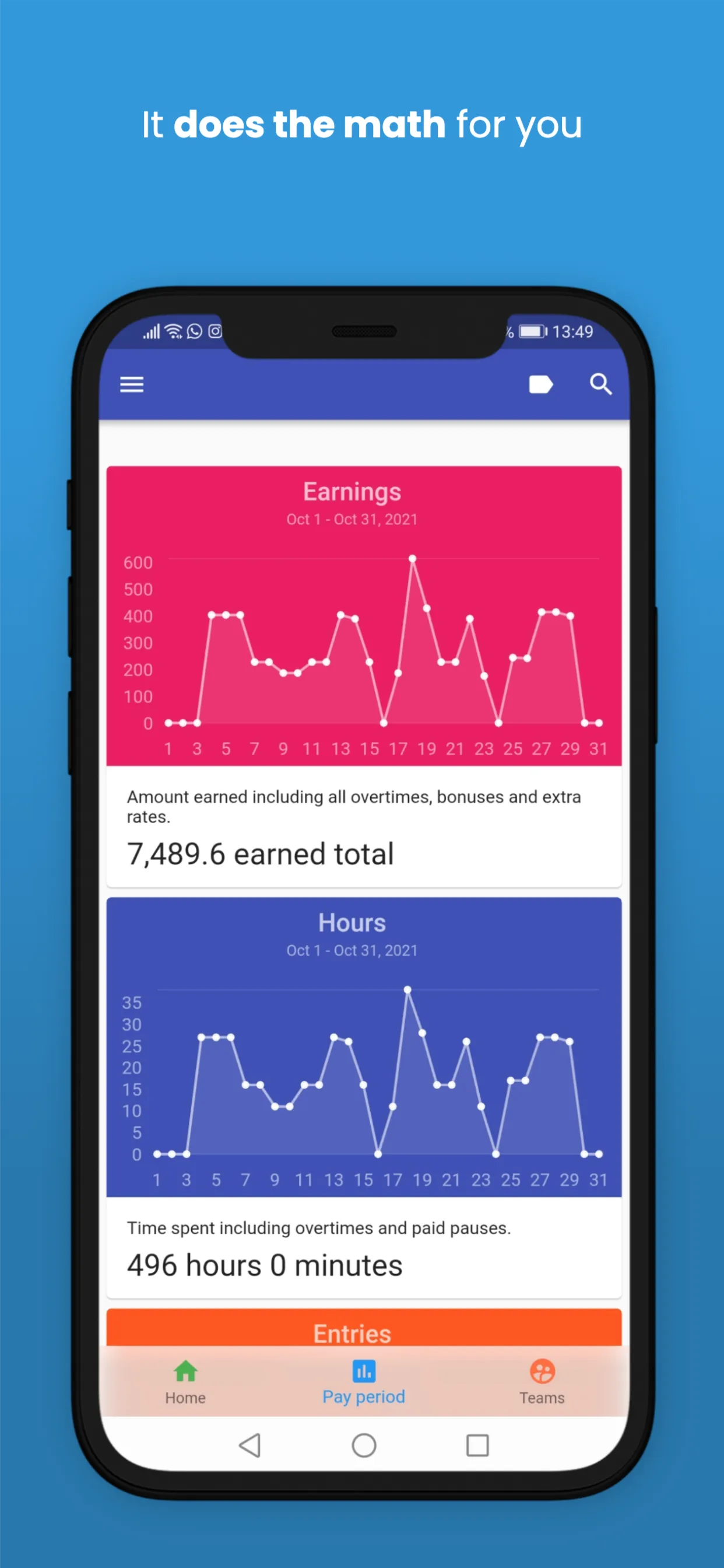 Timesheet: Work Hours Tracker | Indus Appstore | Screenshot