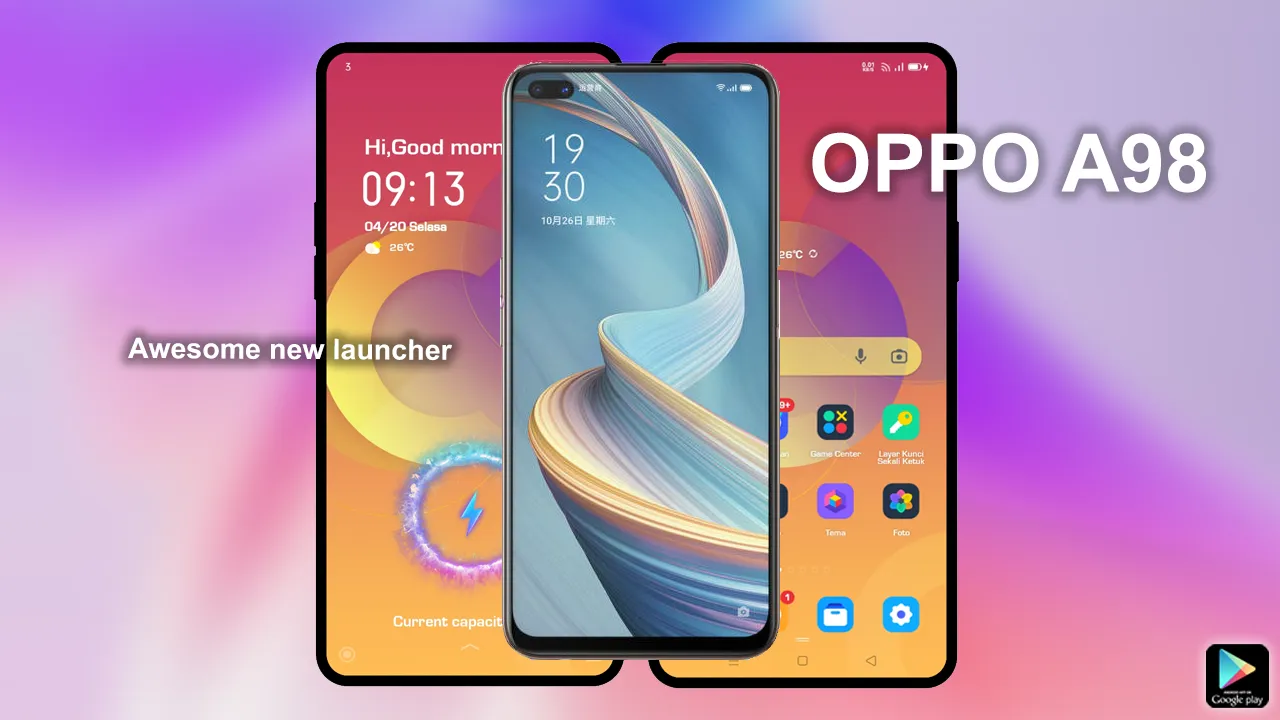 OPPO A98 Wallpapers & Launcher | Indus Appstore | Screenshot