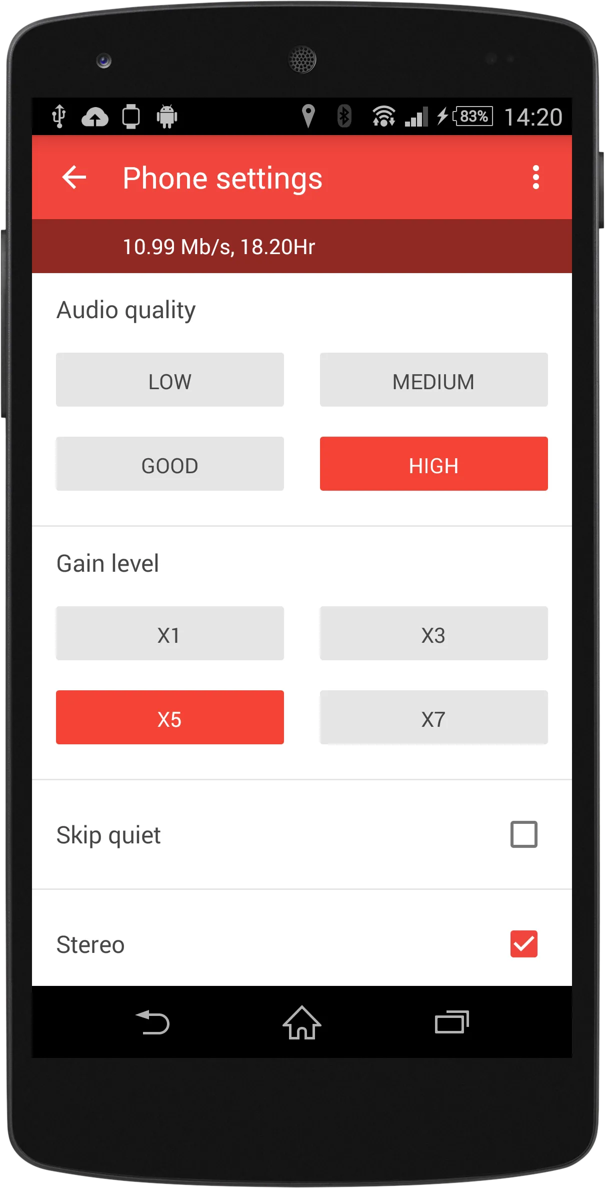 Wear Audio Recorder | Indus Appstore | Screenshot