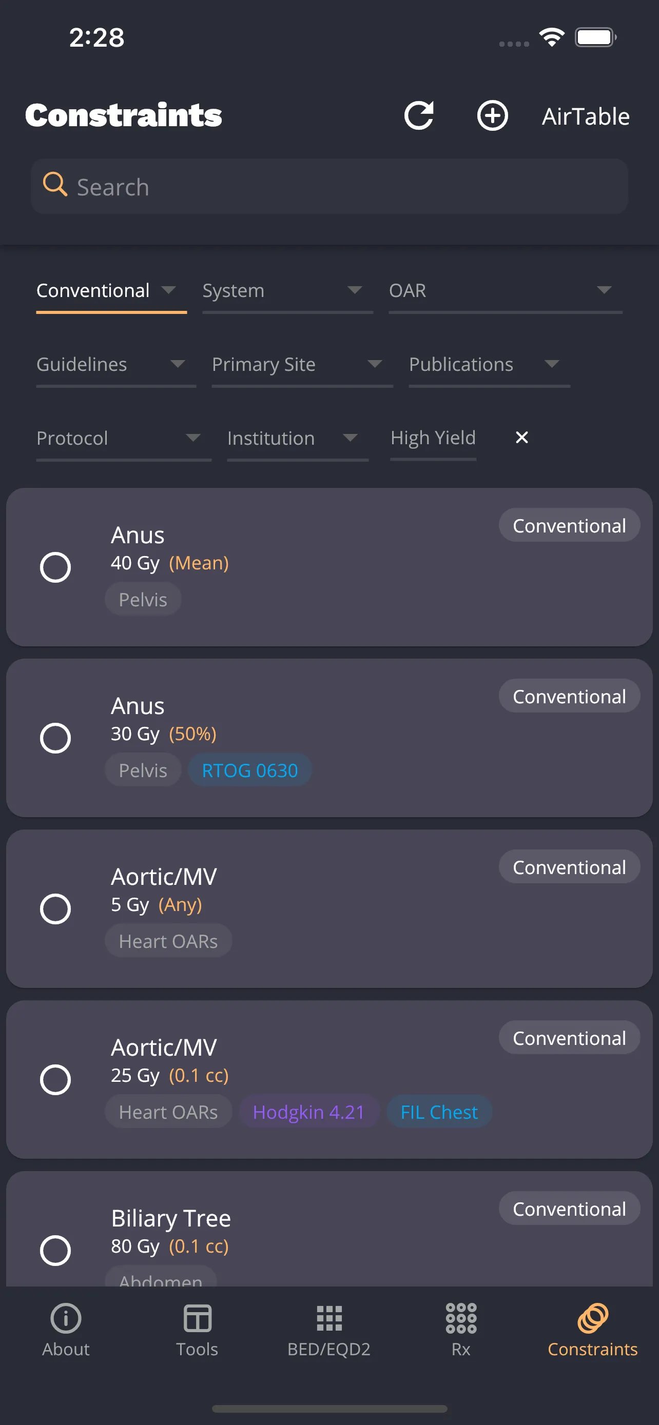 RadOncCalc | Indus Appstore | Screenshot