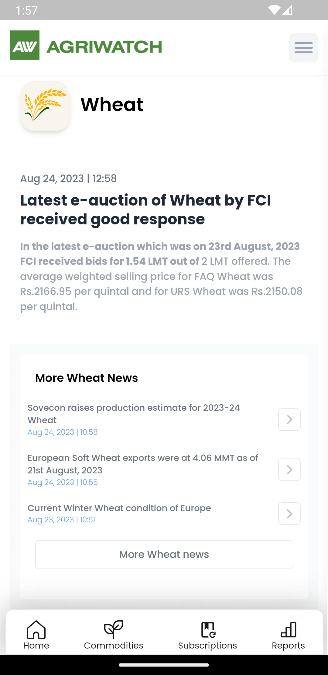 Agriwatch | Indus Appstore | Screenshot