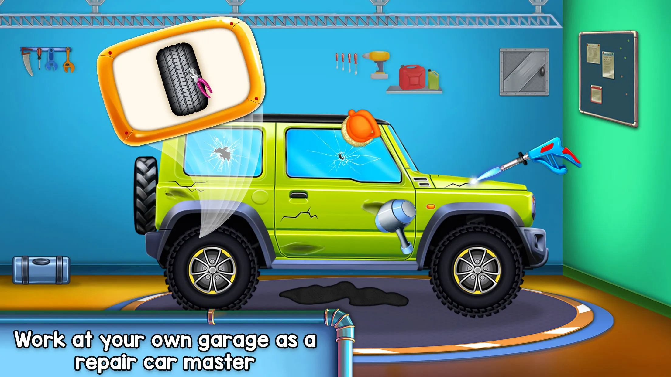 Car Garage - Kids Garage Game | Indus Appstore | Screenshot