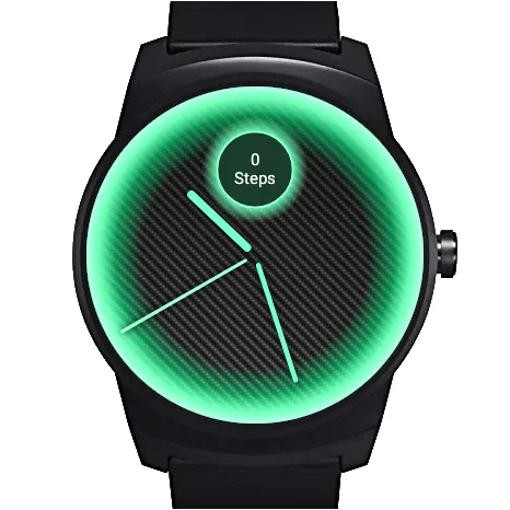 Carbon Neon Watch Face | Indus Appstore | Screenshot