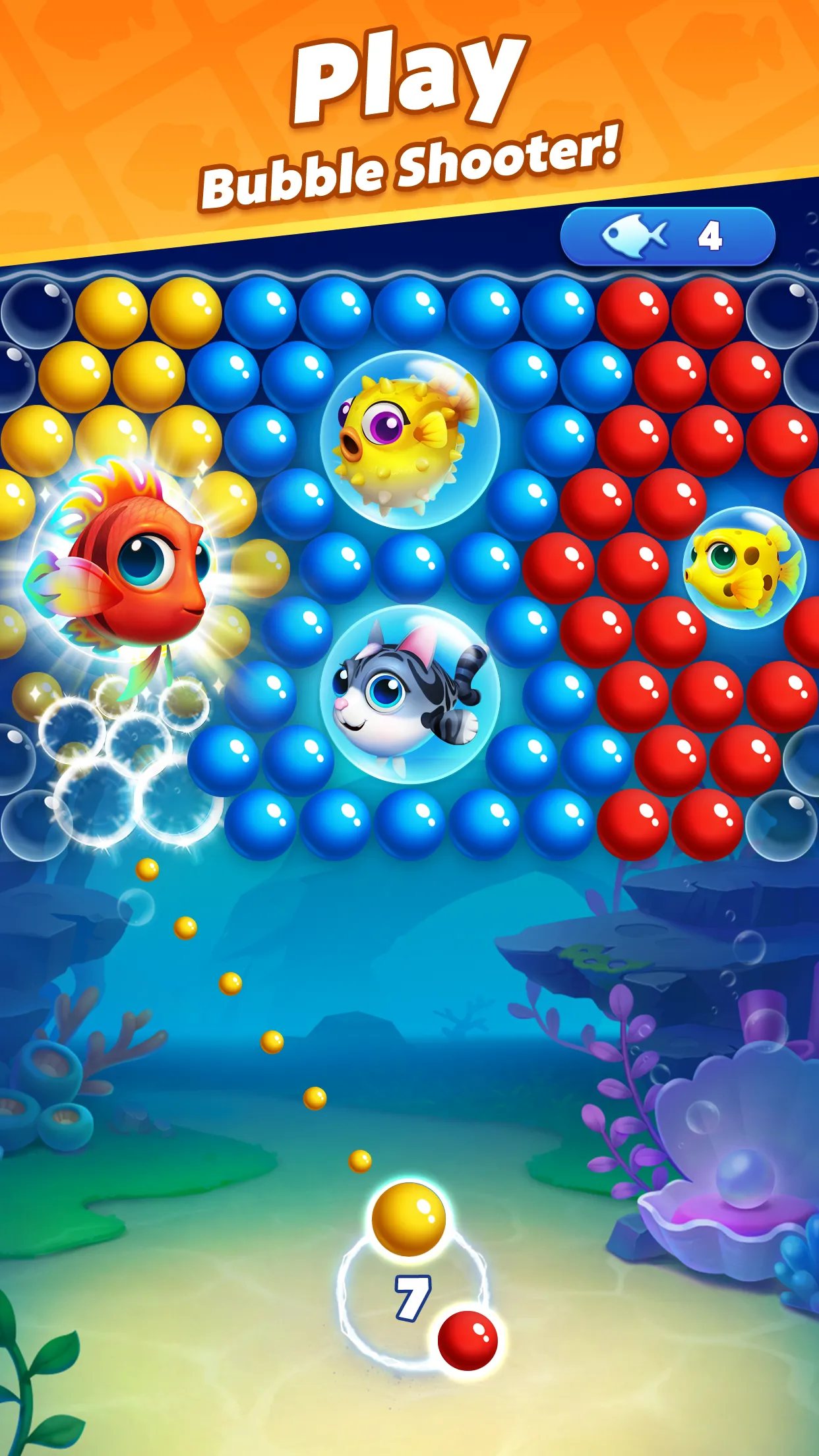 Bubble Shooter Ocean Pop | Indus Appstore | Screenshot