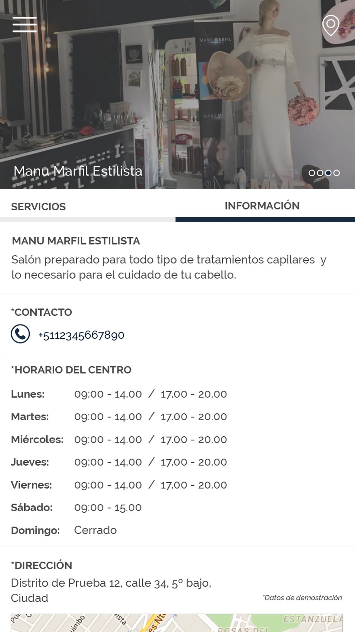 Manu Marfil Estilista | Indus Appstore | Screenshot