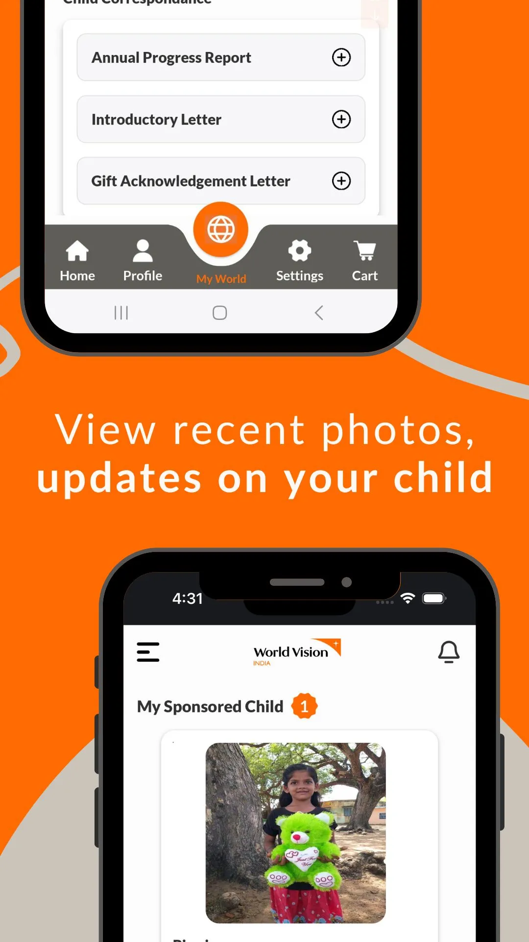 World Vision India | Indus Appstore | Screenshot