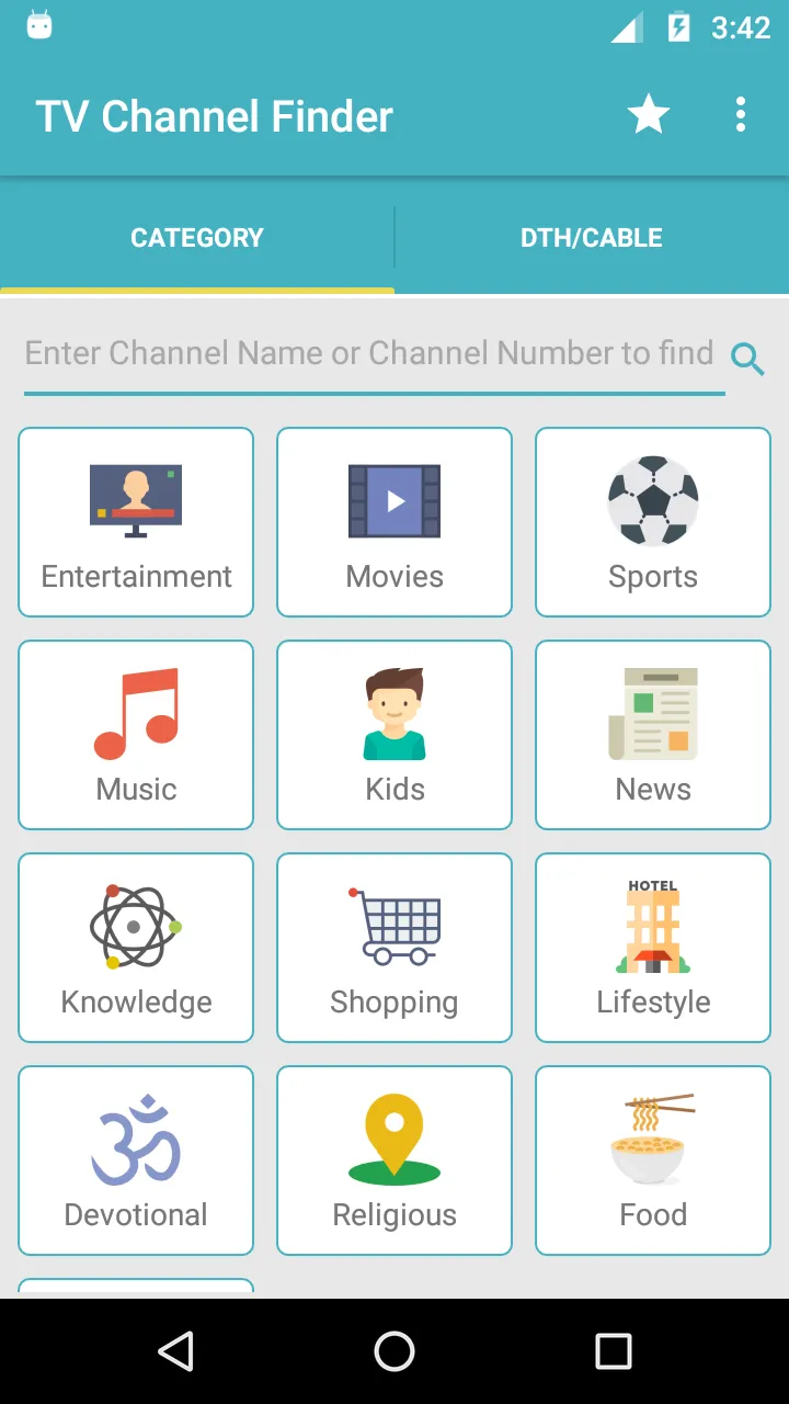 TV Channel Finder | Indus Appstore | Screenshot